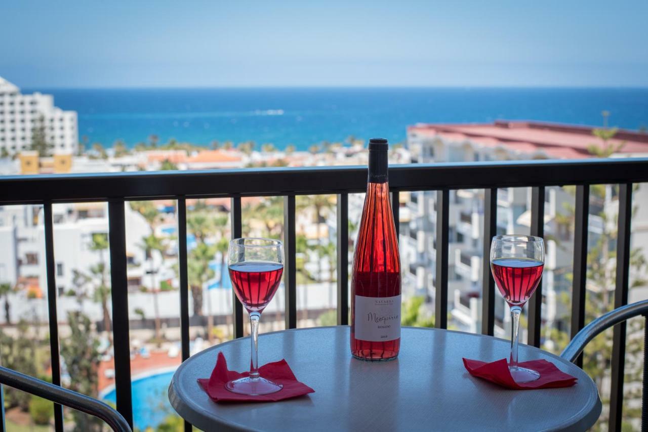 926 Fabulous View Of Lasamericas, Seafront Studio! Playa de las Américas Buitenkant foto