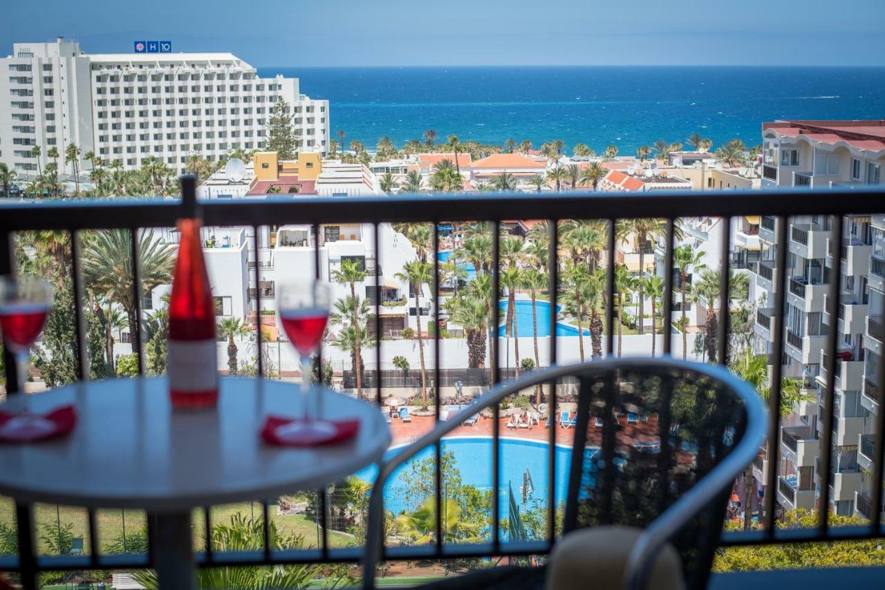 926 Fabulous View Of Lasamericas, Seafront Studio! Playa de las Américas Buitenkant foto