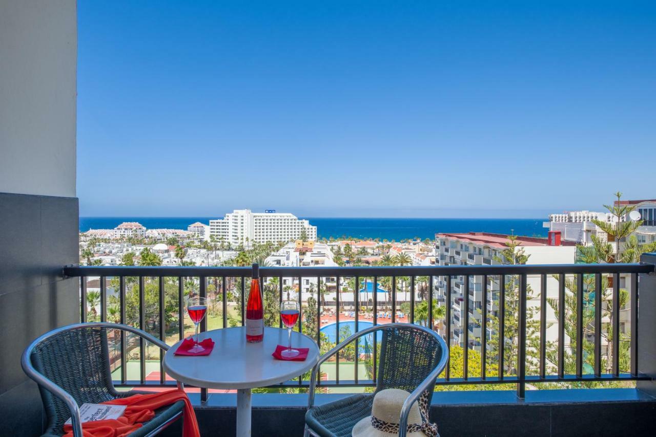 926 Fabulous View Of Lasamericas, Seafront Studio! Playa de las Américas Buitenkant foto